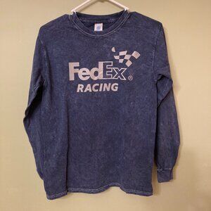 FedEx Racing Long Sleeve Shirt Women Size Small by Colortone